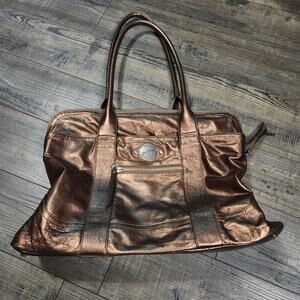 Junior Drake metallic bronze purse bag preowned beautiful